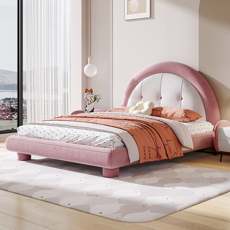 jeaek modern simple childrens bed girls second bedroom 15m princess bed 2026 new teenage fabric bed image 1