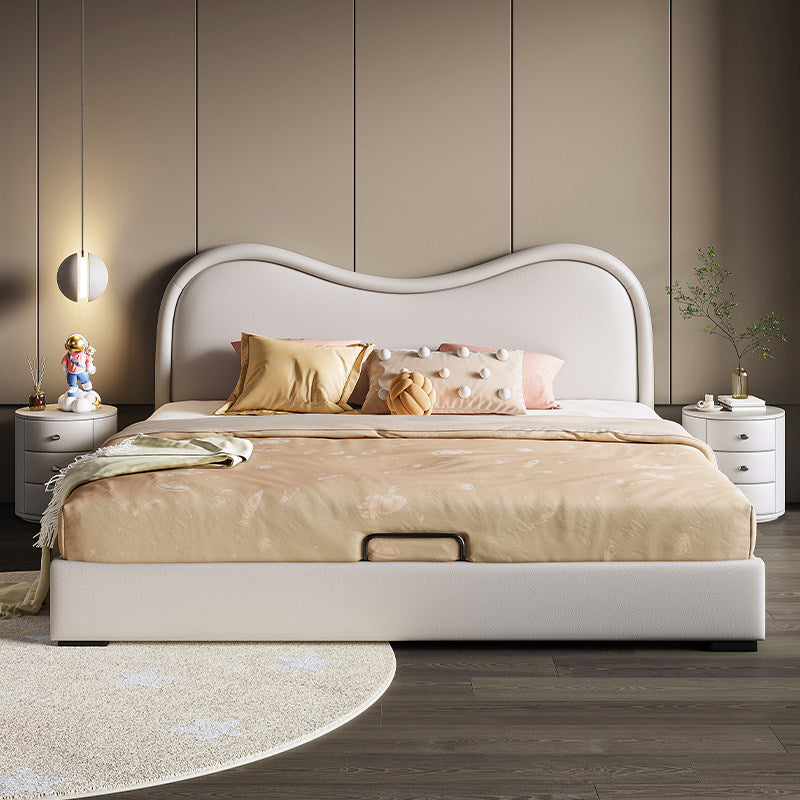 jeaek french cream pacifier skin modern bedroom princess bed 15m teen bed simple child bed image 1