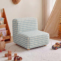 jeaek cream cloth childrens small chair 2026 new blue and white simple childrens stool home baby stool image 1