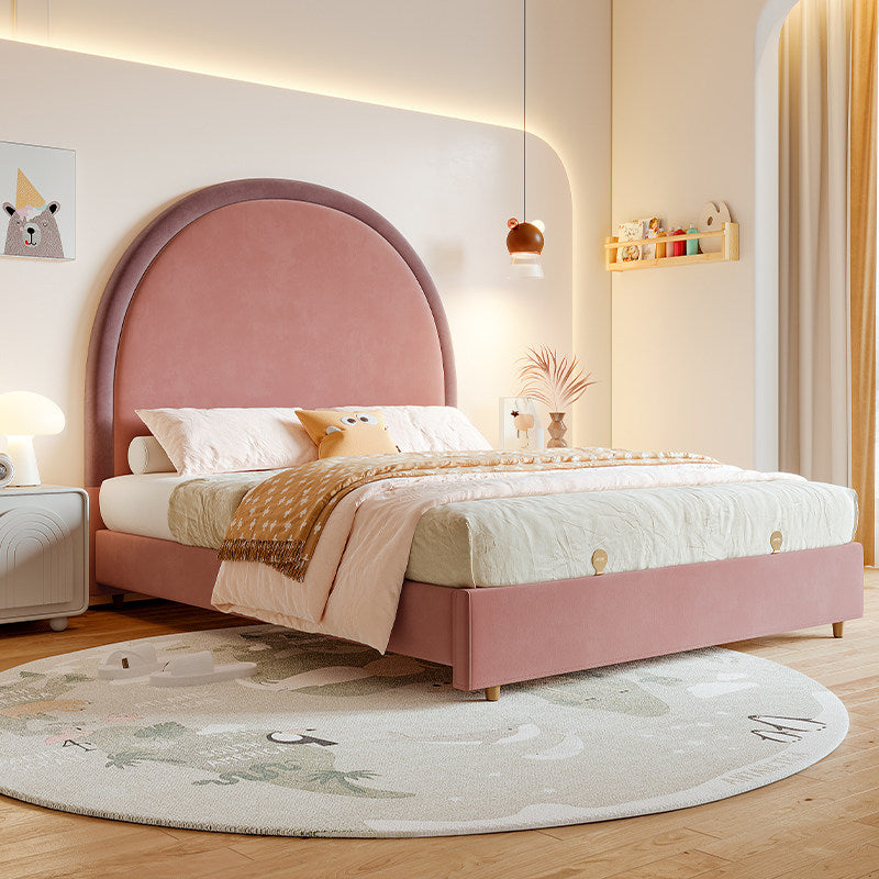 jeaek french cream style fabric bed soft bag full edge crib designer new 15m girl princess bed image 1