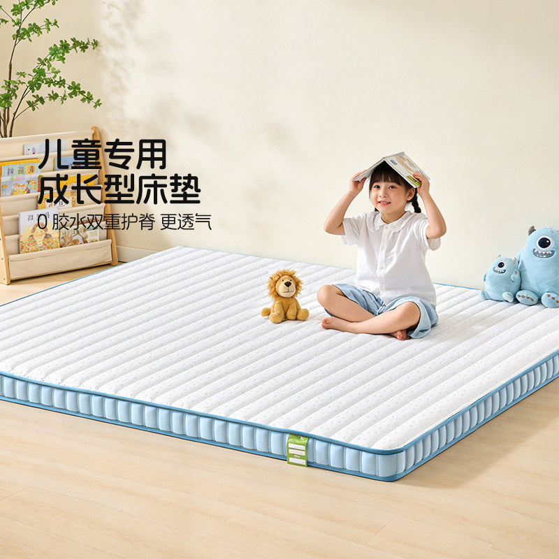 Jeaek Kids Spine Natural Coconut Palm Home Mattress 0 Glue EcoFriendly GumFree Cotton Mattress 3D Anti Mite Antibacterial Mattress image 1