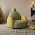jeaek medieval cream style childrens sofa 2026 new avocado fabric sofa home childrens reading chair image 1