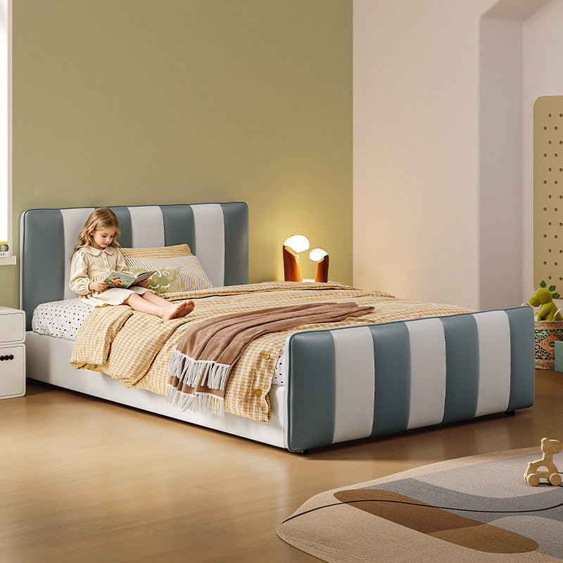 jeek simple modern leather art child bed 2026 pacifier skin 0 aldehyde teen bed 135 m space saving bed image 1